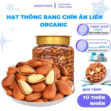 Hạt Thông Rang 1 Hạt To Đều - Giàu Dinh Dưỡng, Túi 100g-250g-500g-1kg Giá Sỉ 130k Ưu đãi