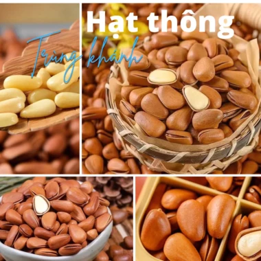 Hạt Thông Rang 1 Hạt To Đều - Giàu Dinh Dưỡng, Túi 100g-250g-500g-1kg Giá Sỉ 130k Ưu đãi