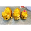 Heo đất giá rẻ màu vàng không kim tuyến - 3 size (nhỏ vừa to), may mắn tài lộc