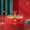 Hộ Gia Đình Xoay Hộp Kẹo Ngăn Khô Hạt Hướng Dương Nhẹ Sang Trọng - Giá chỉ 78 591 6