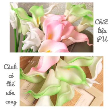 Hoa giả rum PU cao cấp 34cm - Decor phòng & phụ kiện chụp ảnh, giảm còn 9.750 4