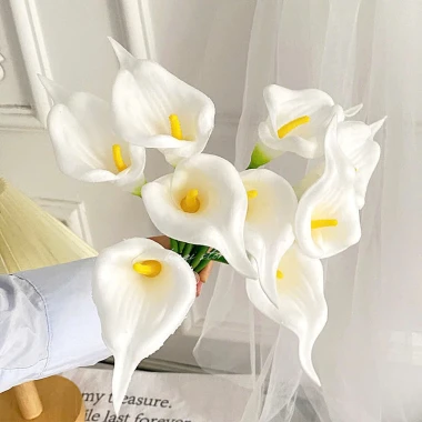 Hoa giả rum PU cao cấp 34cm - Decor phòng & phụ kiện chụp ảnh, giảm còn 9.750 5