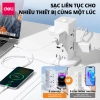 [HOẢ TỐC] Ổ Cắm Điện Dáng Trụ, Ổ Điện Tháp DELI 8-12 Lỗ Cắm Cổng Sạc USB TypeC Nút Bảo Vệ Quá Áp Công Suất 2.500W Dây 4m 2
