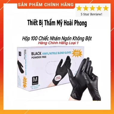 Hộp 100 Chiếc Găng Tay Đen Cao Su Không Bột Bao Tay Cao Su Không Bột Đen Nhám Làm Tóc Thẩm Mỹ Spa Phun Xăm Hàng Loại 1 2 Hộp 100 Chiếc Găng Tay Đen Cao Su Không Bột Bao Tay Cao Su Không Bột Đen Nhám Làm Tóc Thẩm Mỹ Spa Phun Xăm Hàng Loại 1 2