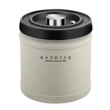 Hộp bảo quản chân không bằng thép không gỉ inox 304, Hộp kín có thể hút chân không bảo quản các loại hạt granola, Hộp đựng cà phê hút chân không 2