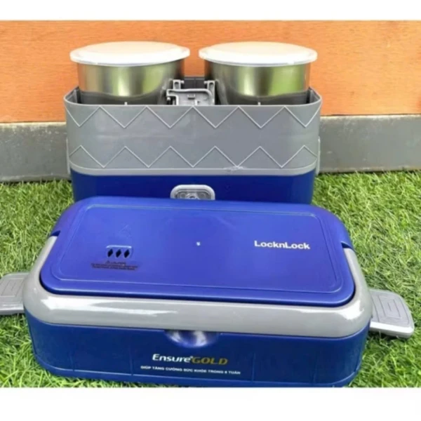 Hình ảnh sản phẩm Hộp cơm điện đa năng 4 ngăn LocknLock 1,7L giảm giá còn 250k quà tặng Ensure Gold