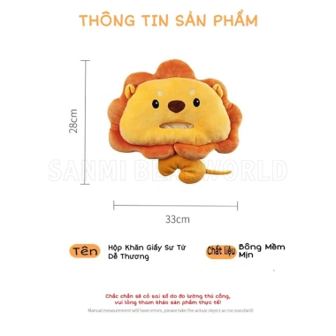 Hộp Đựng Khăn Giấy Hình Gấu Bông - Treo Trong Xe Ô Tô, Tiện Lợi, Giá 50.000 VND 6