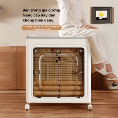 Hộp Đựng Quần Áo Gấp Gọn Có Bánh Xe QINGTING Chống Bụi Bẩn Giá Tốt 460k 6 Hộp Đựng Quần Áo Gấp Gọn Có Bánh Xe QINGTING Chống Bụi Bẩn Giá Tốt 460k 6