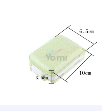 Hộp Đựng Thuốc Chia Ngăn Rơm Lúa Mạch Chống Ẩm Tiện Dụng Du Lịch Giá Rẻ 10