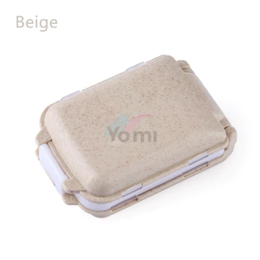 Hộp Đựng Thuốc Chia Ngăn Rơm Lúa Mạch Chống Ẩm Tiện Dụng Du Lịch Giá Rẻ 12