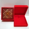 Hộp Gỗ Nhung Đỏ 9x9cm và 10x10cm đựng vòng tay, trang sức, sang trọng, giảm giá 17.999 2