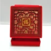 Hộp Gỗ Nhung Đỏ 9x9cm và 10x10cm đựng vòng tay, trang sức, sang trọng, giảm giá 17.999 4