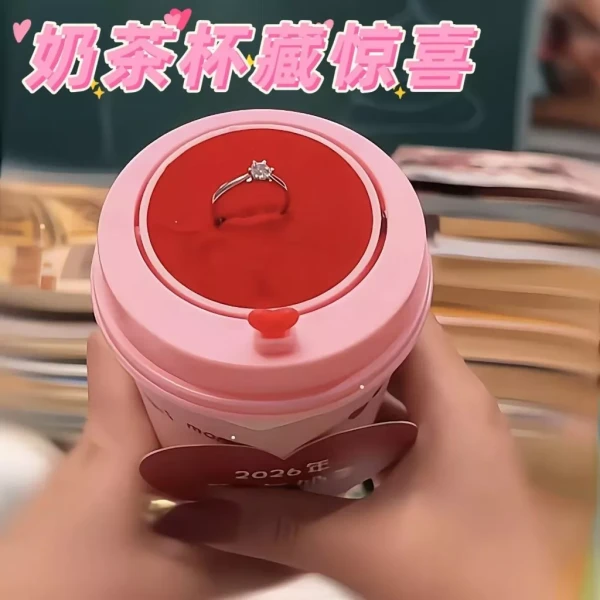 Hộp Lật Bất Ngờ Trà Sữa: Lựa chọn quà tặng Valentine độc đáo cho cặp đôi yêu trà