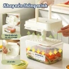 Hộp Muối Dưa Cà Thông Minh Có Nén, Hộp Ngâm Rau Củ Muối Chua, Hộp Đựng Thực Phẩm Nhà Bếp Tiện Lợi 2