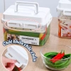 Hộp Muối Dưa Cà Thông Minh Có Nén, Hộp Ngâm Rau Củ Muối Chua, Hộp Đựng Thực Phẩm Nhà Bếp Tiện Lợi 3