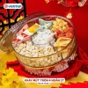 Hộp Mứt Tết Trong Suốt 2 Tầng 1 Tầng, Khay Đựng Bánh Kẹo Mẫu Mới 2.026 Giá 120.000 VND 2