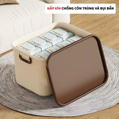 Hộp Nhựa Đựng Đồ ENODA HOME Nắp Đậy – Đa Năng, Quai Cầm, Giá chỉ 35.900₫
