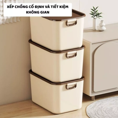 Hộp Nhựa Đựng Đồ ENODA HOME Nắp Đậy – Đa Năng, Quai Cầm, Giá chỉ 35.900₫