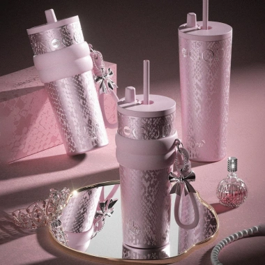 [Hộp Quà Hỏa Tốc] Bình giữ nhiệt Queen inox 316L Phủ Sứ dung tích 710ml, Fan House ly giữ nhiệt 2