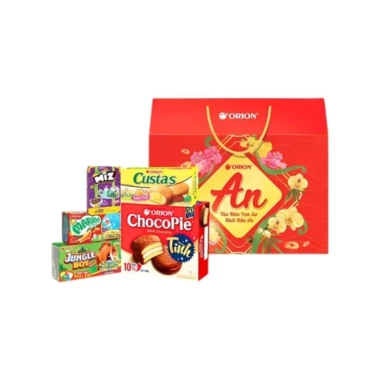 Hộp quà Tết An Orion 700.6g - Giá ưu đãi 163.000 (giá gốc 197.230), quà tặng sang trọng 2 Hộp quà Tết An Orion 700.6g - Giá ưu đãi 163.000 (giá gốc 197.230), quà tặng sang trọng 2