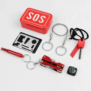 Hộp Sinh Tồn Dã Ngoại SOS - Phượt Thủ Cần Biết - Giảm 29k Free Ship 2