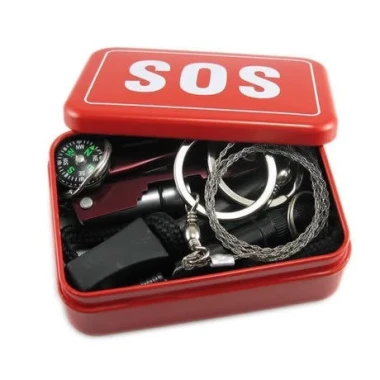 Hộp Sinh Tồn Dã Ngoại SOS - Phượt Thủ Cần Biết - Giảm 29k Free Ship 8