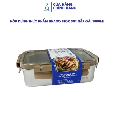 Hộp Thực Phẩm Inox 304 Likado Nắp Trong Suốt 420ml-1.600ml Giá Tốt 144k 2