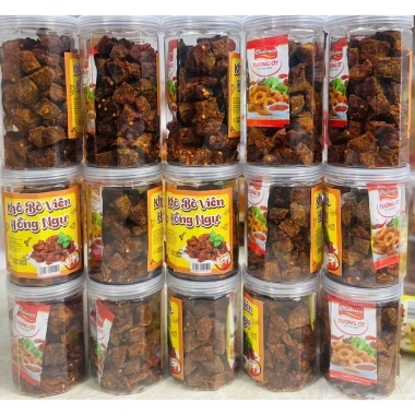 Hũ 320g Khô Bò Viên Hồng Ngự Cao Cấp - Đậm Đà, Ăn Cực Cuốn, Giá 133.000 VND