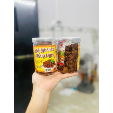 Hũ 320g Khô Bò Viên Hồng Ngự Cao Cấp - Đậm Đà, Ăn Cực Cuốn, Giá 133.000 VND