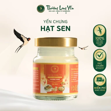 Hũ Lẻ Yến Chưng Sẵn Vị Hạt Sen, 6g Yến Sào Khánh Hoà Yến Nguyên Chất Cao Cấp Thượng Long Yến 4 Hũ Lẻ Yến Chưng Sẵn Vị Hạt Sen, 6g Yến Sào Khánh Hoà Yến Nguyên Chất Cao Cấp Thượng Long Yến 4