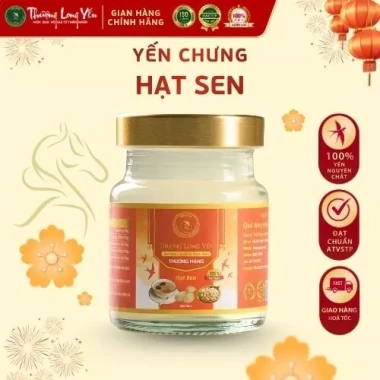 Hũ Lẻ Yến Chưng Sẵn Vị Hạt Sen, 6g Yến Sào Khánh Hoà Yến Nguyên Chất Cao Cấp Thượng Long Yến 11 Hũ Lẻ Yến Chưng Sẵn Vị Hạt Sen, 6g Yến Sào Khánh Hoà Yến Nguyên Chất Cao Cấp Thượng Long Yến 11