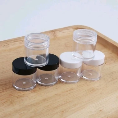 Hũ Nhựa Trong Suốt Chiết Mỹ Phẩm Mẫu Thử - Giảm 588đ, chỉ 2178đ/hũ, nhiều kích thước 3g-50g 4