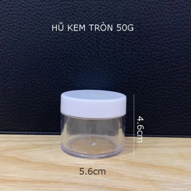 Hũ Nhựa Trong Suốt Chiết Mỹ Phẩm Mẫu Thử - Giảm 588đ, chỉ 2178đ/hũ, nhiều kích thước 3g-50g 9