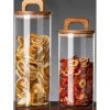 Hũ Thuỷ Tinh Nắp Kín Có Tay Cầm, Lọ Thuỷ Tinh Nắp Gỗ Borosilicate Chịu Nhiệt, Không Chứa Chì Cao Cấp 5