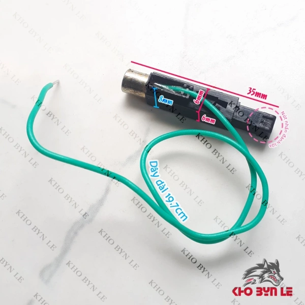 Hình ảnh sản phẩm Ic Dây Đánh Lửa Điện Tử Mini 35x8mm Dài 19,7cm cho Bật Lửa, Hộp Quẹt Gas Giá Ưu Đãi 17.000 VND