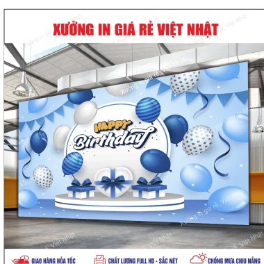 In Phông Sinh Nhật Giá Rẻ - Mẫu Sẵn Thiết Kế In Nhanh Chỉ 160k 3