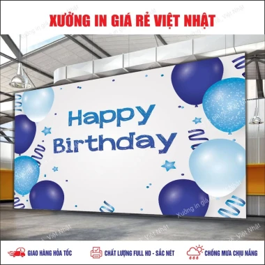 In Phông Sinh Nhật Giá Rẻ - Mẫu Sẵn Thiết Kế In Nhanh Chỉ 160k 4
