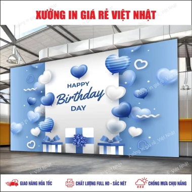 In Phông Sinh Nhật Giá Rẻ - Mẫu Sẵn Thiết Kế In Nhanh Chỉ 160k 7