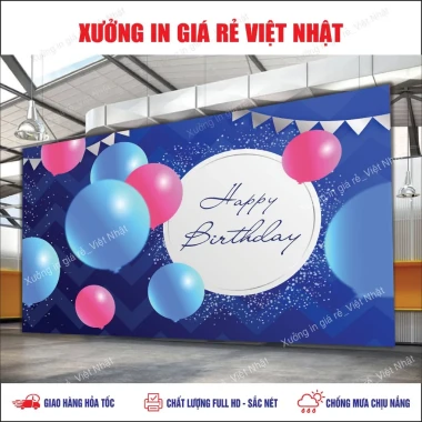 In Phông Sinh Nhật Giá Rẻ - Mẫu Sẵn Thiết Kế In Nhanh Chỉ 160k 8