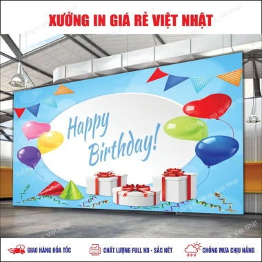 In Phông Sinh Nhật Giá Rẻ - Mẫu Sẵn Thiết Kế In Nhanh Chỉ 160k 9