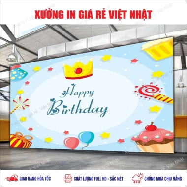 In Phông Sinh Nhật Giá Rẻ - Mẫu Sẵn Thiết Kế In Nhanh Chỉ 160k 13