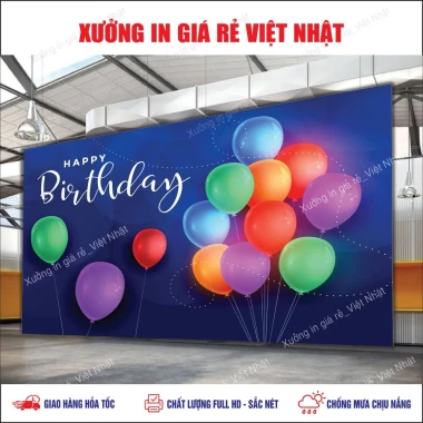 In Phông Sinh Nhật Giá Rẻ - Mẫu Sẵn Thiết Kế In Nhanh Chỉ 160k 18