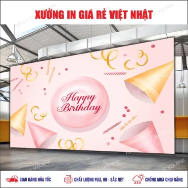 In Phông Sinh Nhật Giá Rẻ - Mẫu Sẵn Thiết Kế In Nhanh Chỉ 160k 23