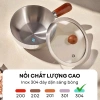 Inox 304 Nồi mini 14cm Gorilla Chef Nấu mì, trứng, cháo, sữa Giá 75,000 3