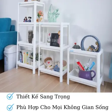 Kệ Đa Năng Nhà Tắm 3 Tầng Inochi - Đựng Mỹ Phẩm, Giày Dép, Sách Vở - Giá Cực Rẻ 149k 4