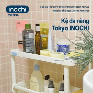 Kệ Đa Năng Nhà Tắm 3 Tầng Inochi - Đựng Mỹ Phẩm, Giày Dép, Sách Vở - Giá Cực Rẻ 149k 7