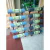 Kệ gỗ treo thảm yoga, giá để thảm tập yoga chất liệu gỗ tự nhiên dày dặn chắc chắn 6