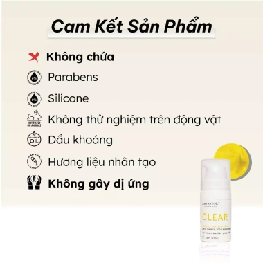 Kem chấm mụn cao nghệ Clear Skinstory giảm mụn, liền sẹo, mờ thâm, giá 225.000 VND 6