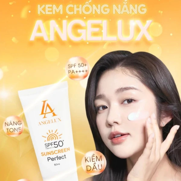 Kem chống nắng Angelux SPF 50+ kiềm dầu: Thành phần và cơ chế hoạt động cho da dầu