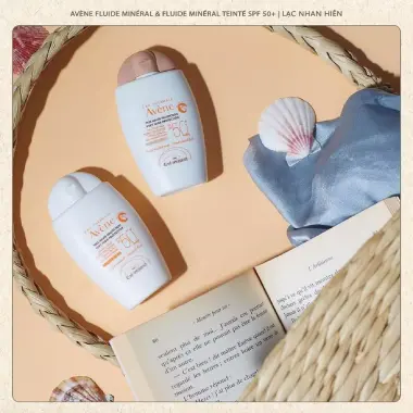Kem Chống Nắng Avène Thuần Vật Lý Cho Da Nhạy Cảm, Mẹ Bầu Fluide Mineral SPF 50+ Giá Cực Sốc 8